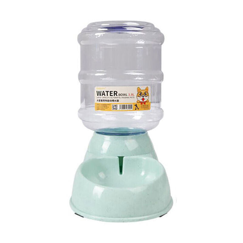 Automatic 3.8L Water Feeder Food Pet Dog Cat Puppy Dispenser Feeder Bowl Bottle