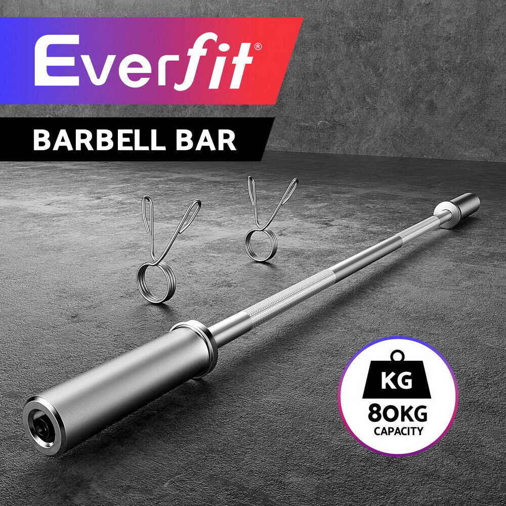 Everfit Barbell Bar Weights Lifting Dumbbells Olympic Training Bar Gym Fitness